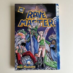 Rave Master Volume Vol 10‎ Hiro Mashima First Printing English Manga Tokyopop